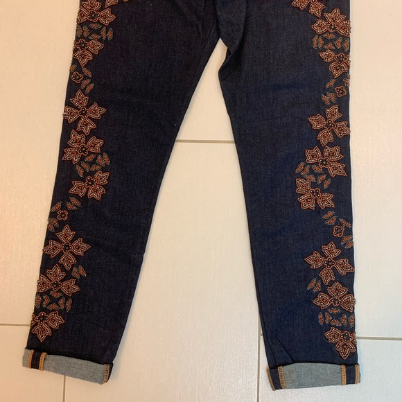 Lucky Sienna Cigarette Embellished Beaded Jeans - Picture 5 of 8